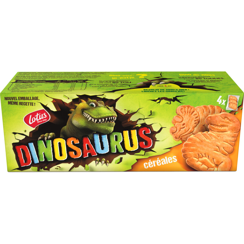 Een afbeelding van Lotus Dinosaurus granen bel