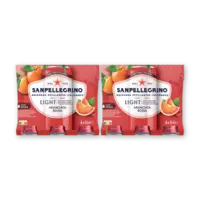 S. Pellegrino Aranciata rossa light 6-pack 2-pack