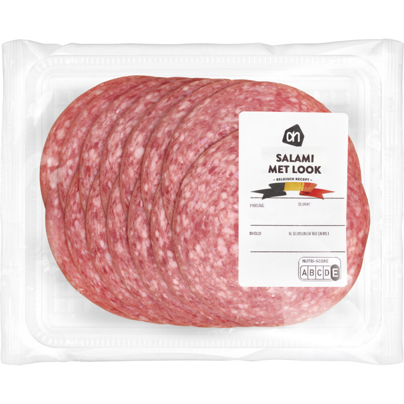 Een afbeelding van AH Salami met look bel