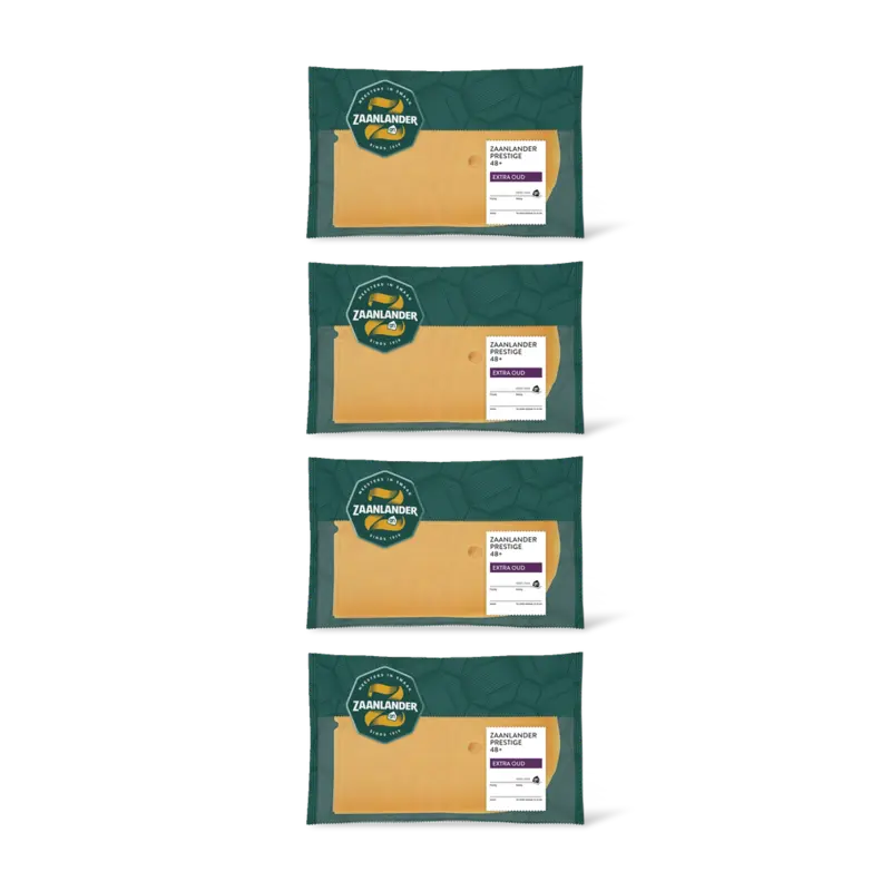 AH Zaanlander Prestige extra oud 48+ plakken 4-pack