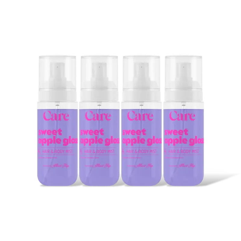 Sweet apple gloss hair & body mist 4-pck