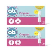 o.b. Original 2-in-1 protection normal 2-pack