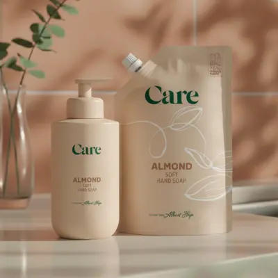 pdp-image-Care Almond soft hand soap