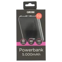 Grixx Powerbank 5000mAh