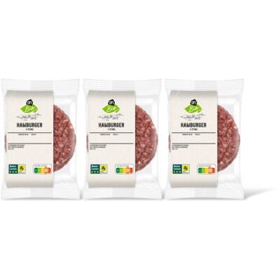 pdp-image-AH Biologisch Hamburger 2 stuks 3-pack