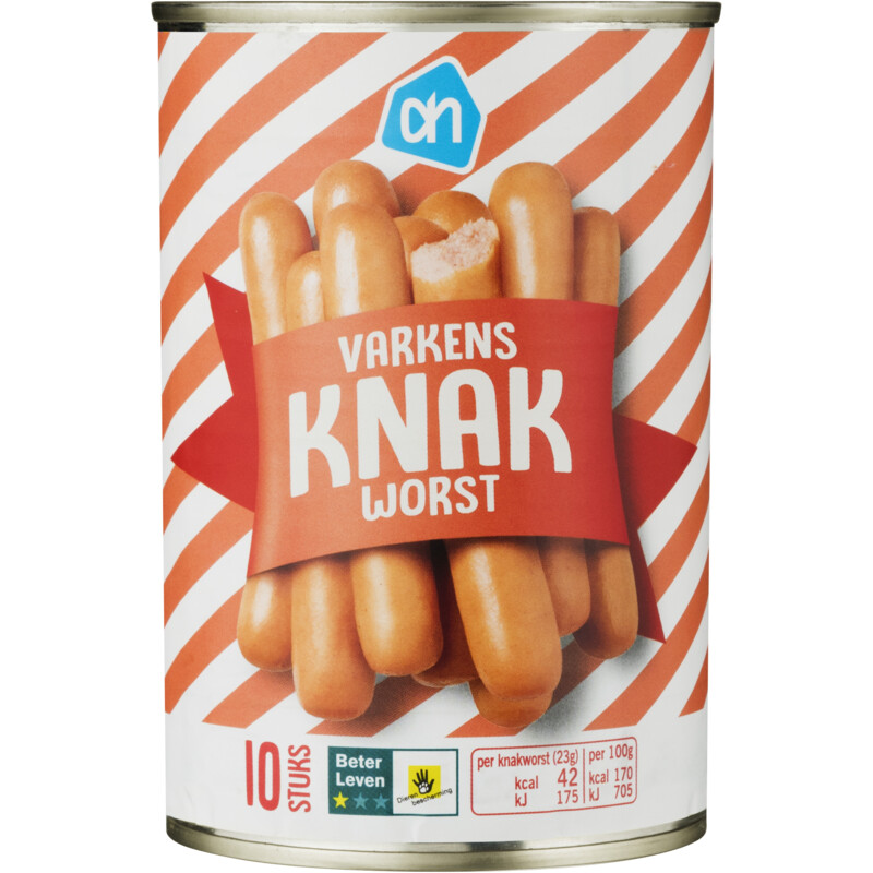 Een afbeelding van AH Varkens knakworst