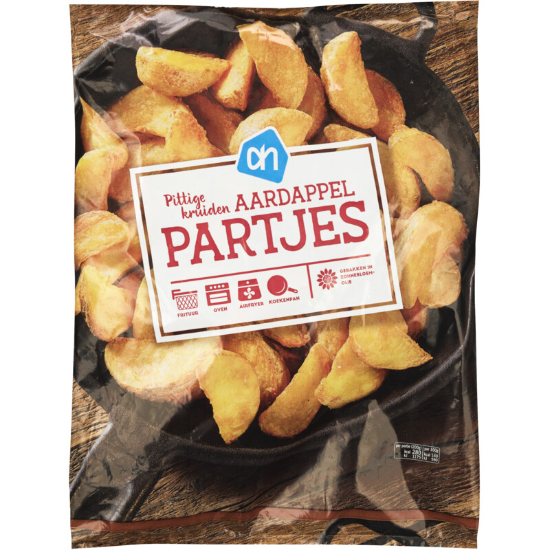 Een afbeelding van AH Aardappelpartjes pittige kruiden
