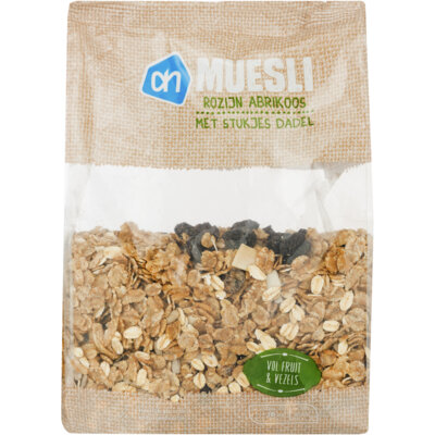 pdp-image-AH Muesli rozijn abrikoos met stukjes dadel