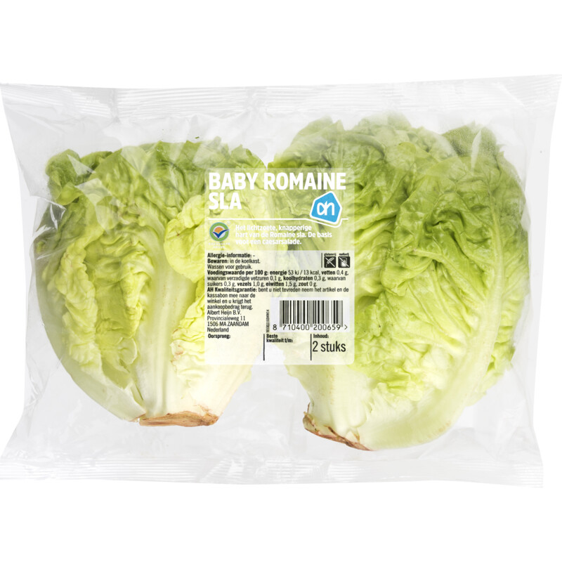 Een afbeelding van AH Baby romaine sla