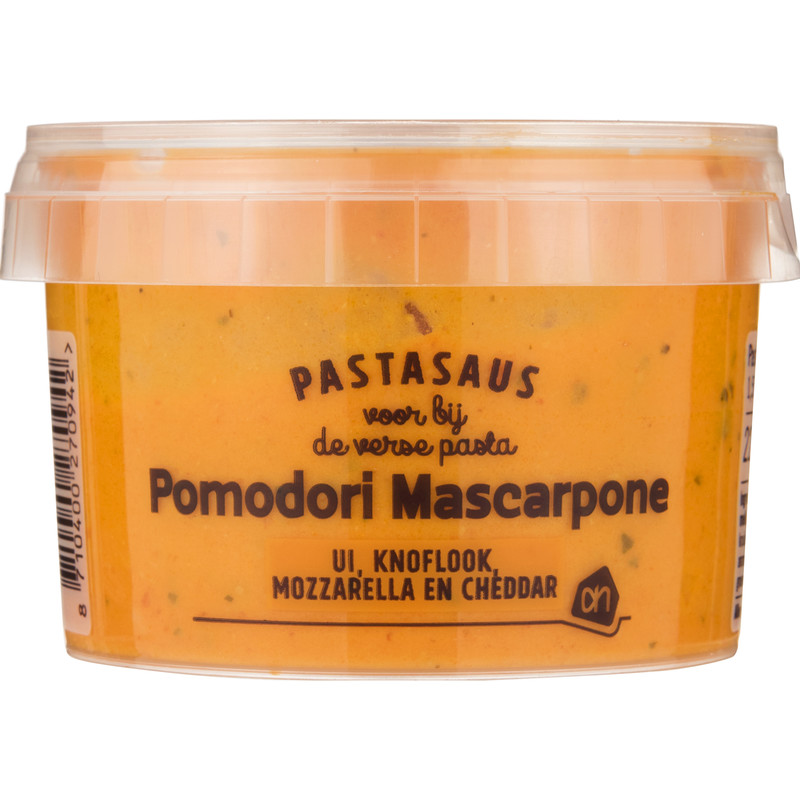 Een afbeelding van AH Verse pastasaus pomodori mascarpone