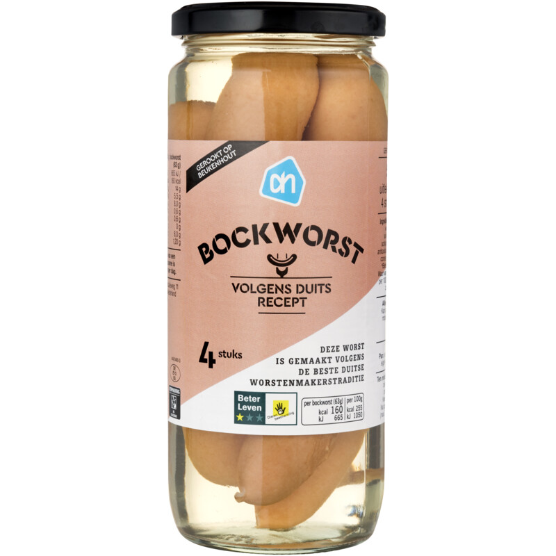 Een afbeelding van AH Duitse bockworst