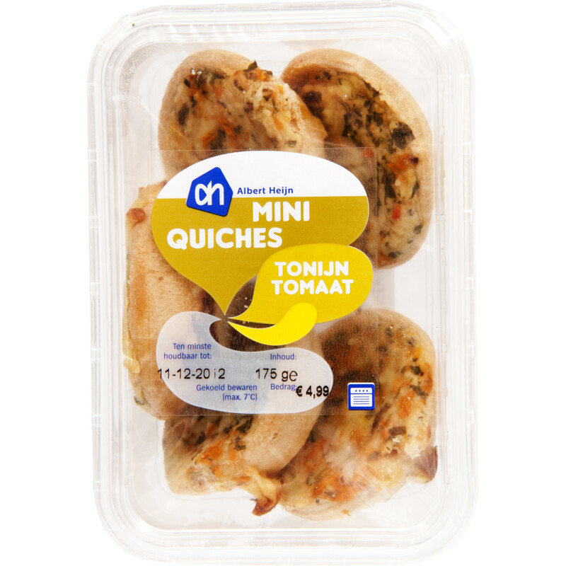 AH Excellent Mini quiche tonijn pomodori bestellen | Albert Heijn