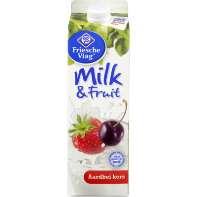pdp-image-Friesche Vlag Milk & Fruit aardbei/kers