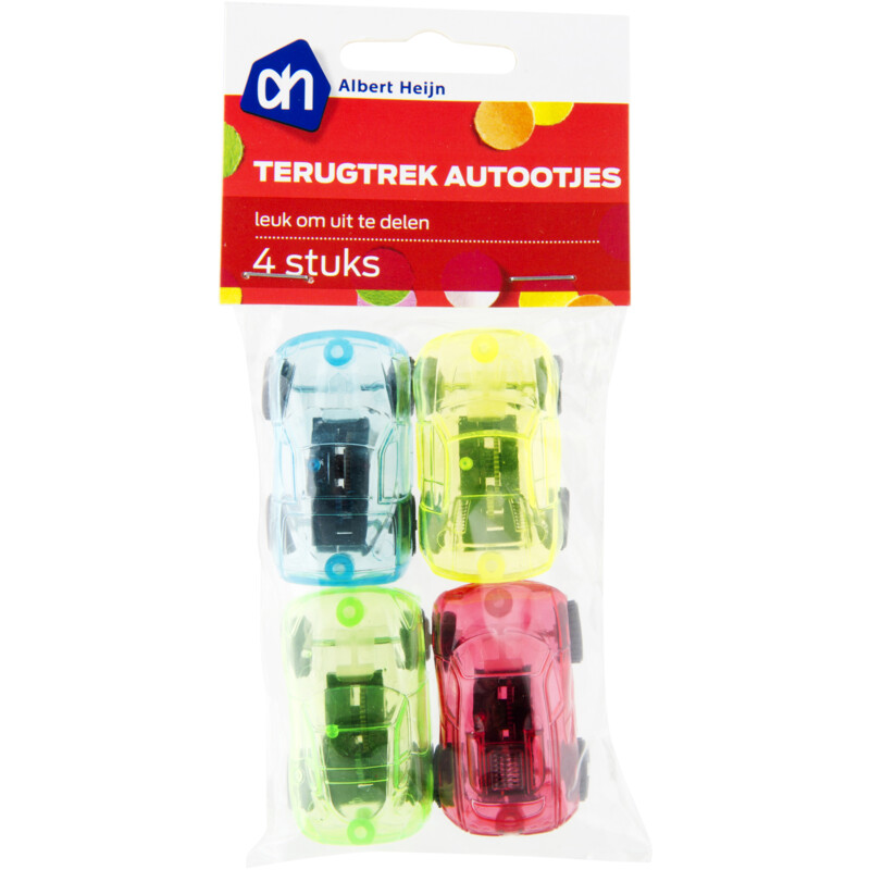 Een afbeelding van AH Terugtrek autootjes
