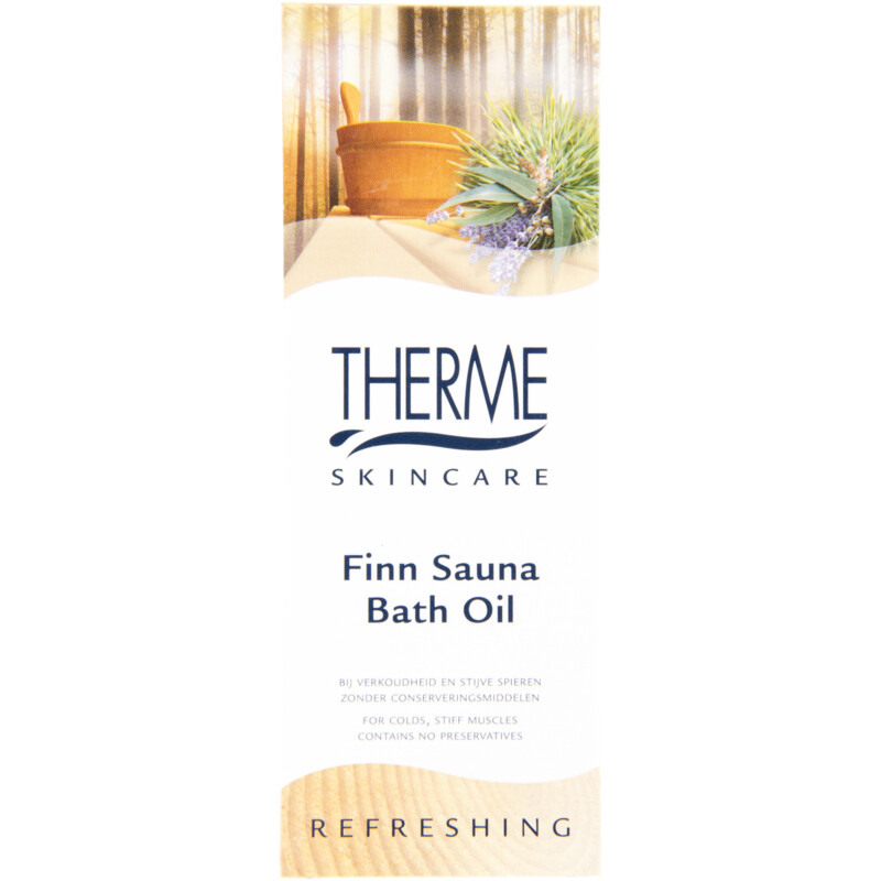Een afbeelding van Therme Finn sauna fresh bath oil