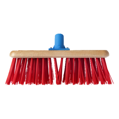 pdp-image-AH Bezem met rode kunstvezel 28 cm