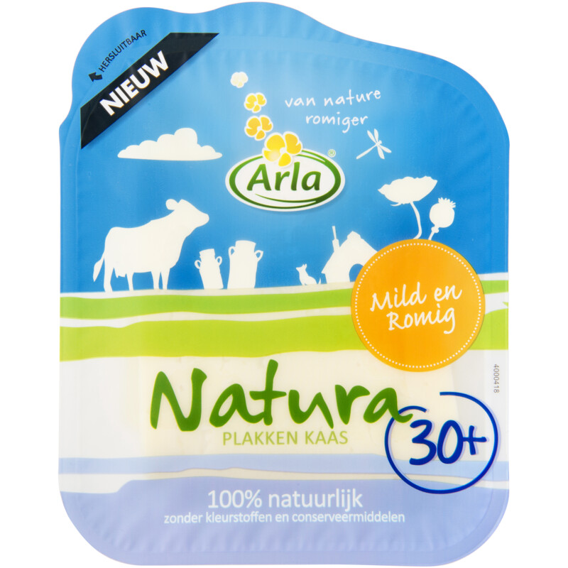 Arla Natura mild&romig 30+ plak bestellen | Albert Heijn