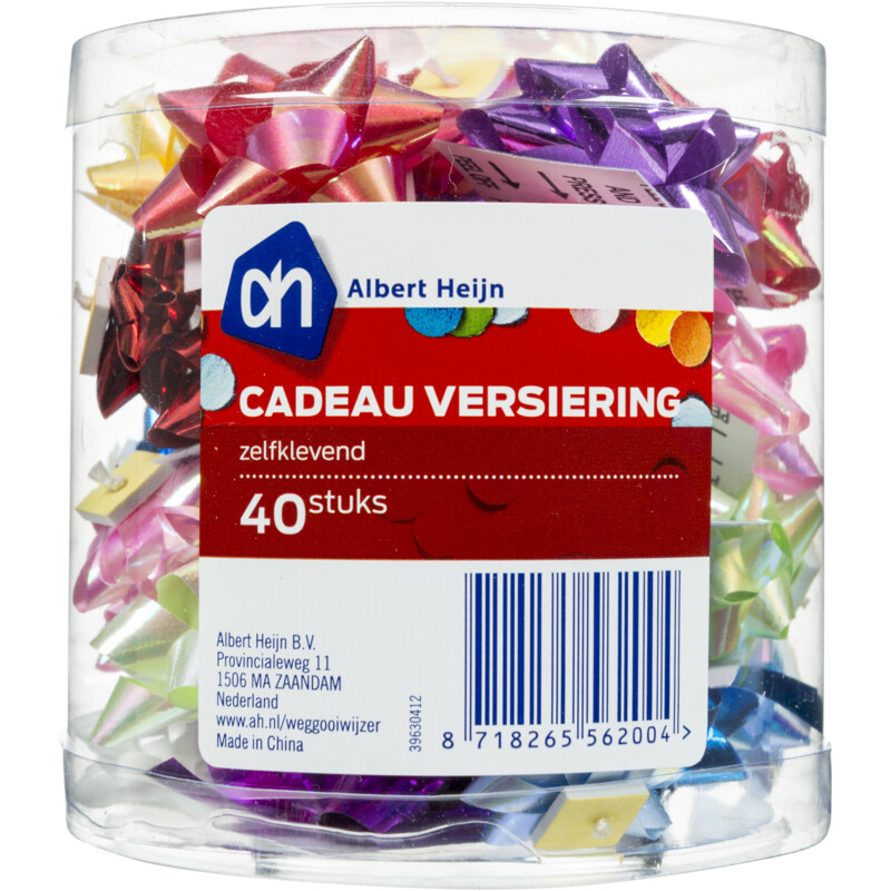 Een afbeelding van AH Cadeau versiering