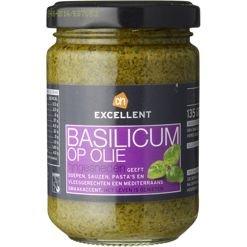 Een afbeelding van AH Excellent Basilicum op oliebasis