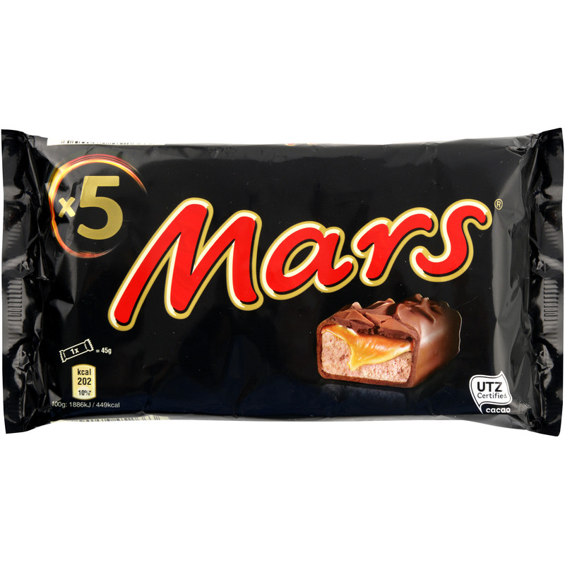 Een afbeelding van Mars Chocolade reep 5-pack