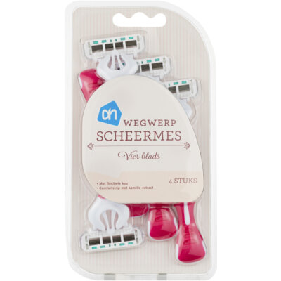 pdp-image-AH 4-blads Wegwerp scheermesjes