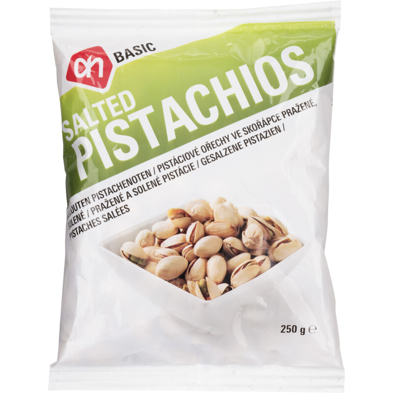 Een afbeelding van AH BASIC Pistachios salted