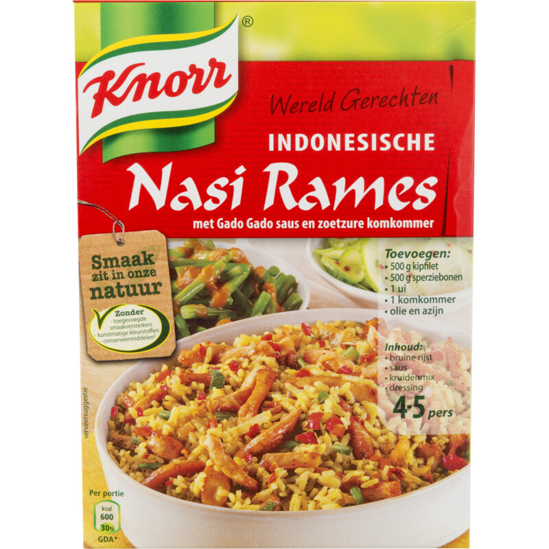 Knorr Wereld gerechten nasi rames bestellen | Albert Heijn