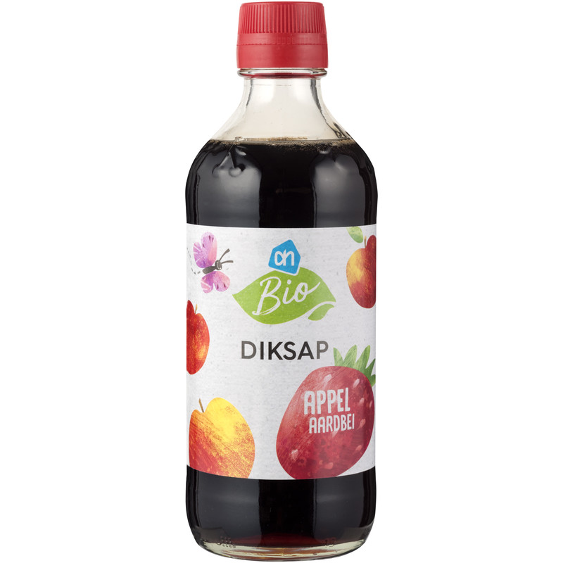 Een afbeelding van AH Biologisch Diksap appel-aardbei