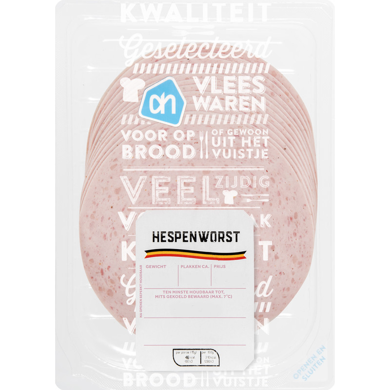 Een afbeelding van AH Hespenworst bel