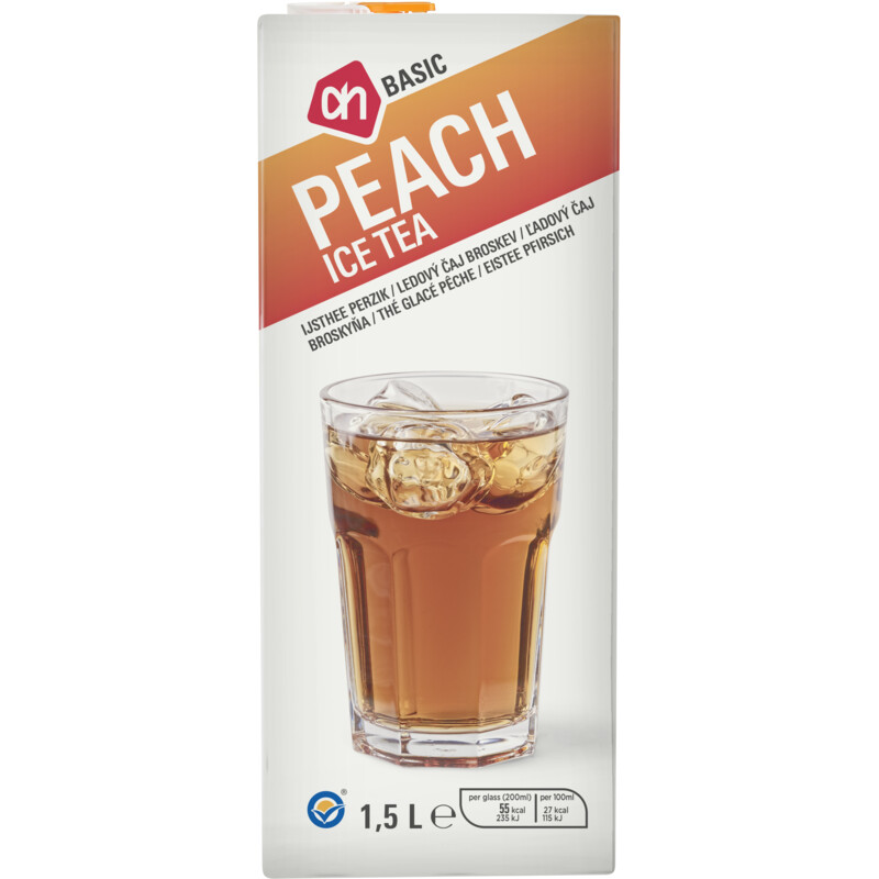 Een afbeelding van AH BASIC Peach ice tea