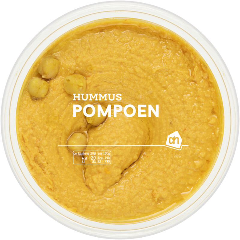 Een afbeelding van AH Hummus pompoen