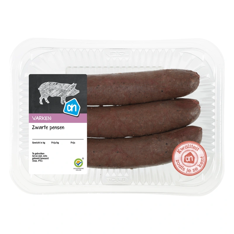 Zwarte pensen bel