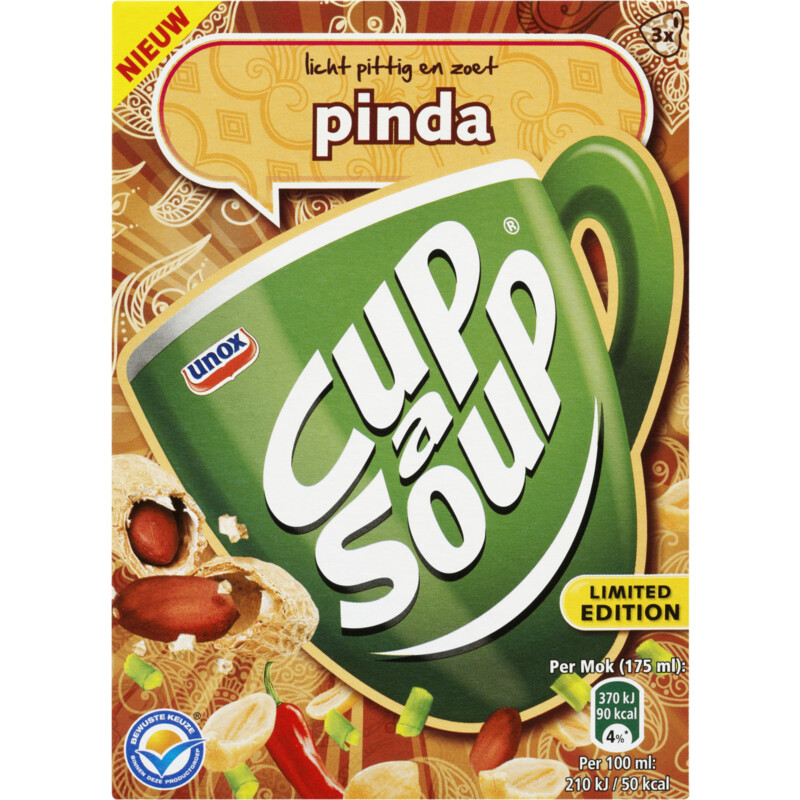 Een afbeelding van Unox Pinda limited edition