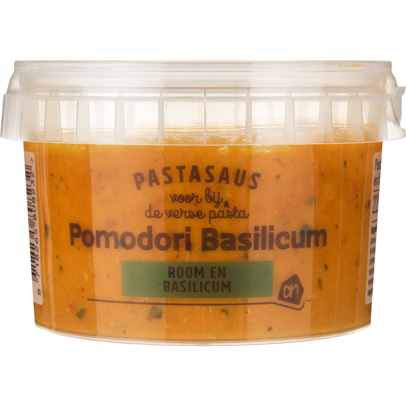 Een afbeelding van AH Verse pastasaus pomodori-basilicum