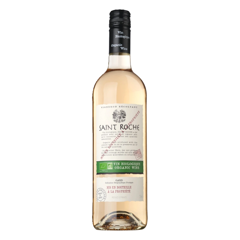 Rosé organic wine