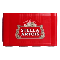 Stella Artois Belgium pils krat bel