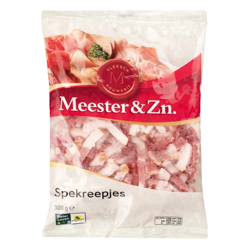 Meester & Zn. Gerookte spekreepjes