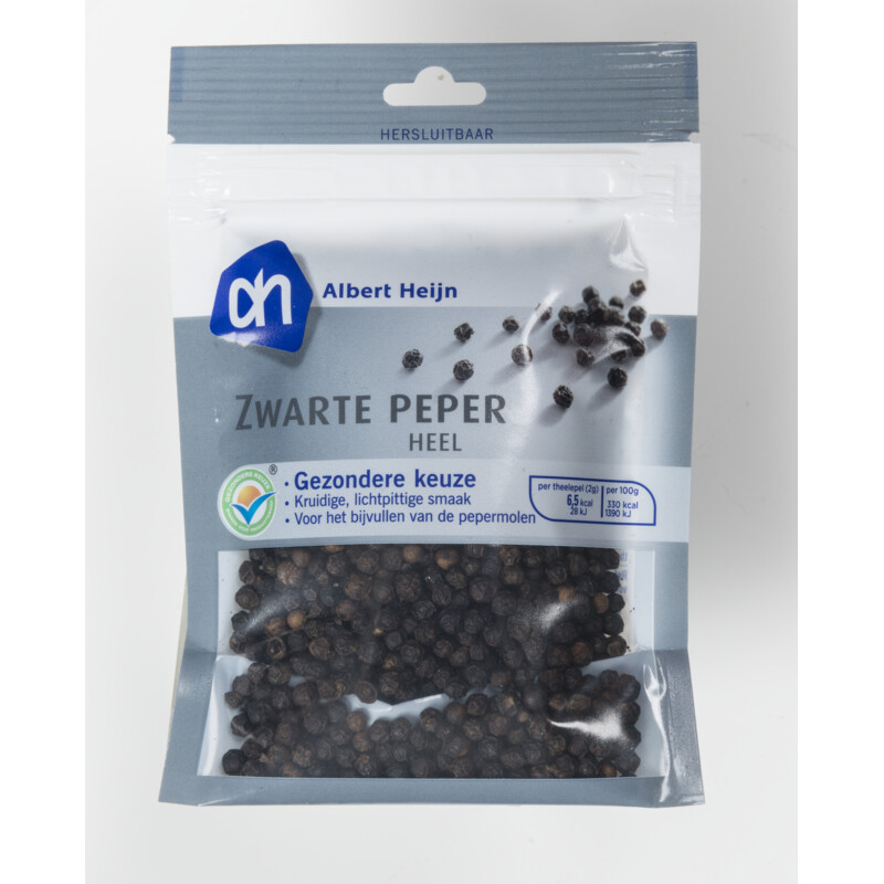 Een afbeelding van AH zakje zwarte peper heel