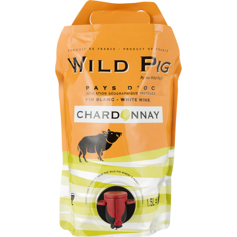 Een afbeelding van Wild Pig Chardonnay wijntap