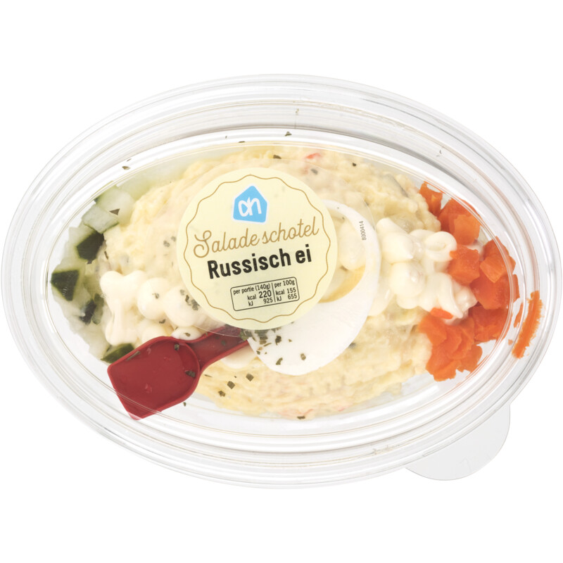 Een afbeelding van AH amb minischotel russisch ei 140 gr