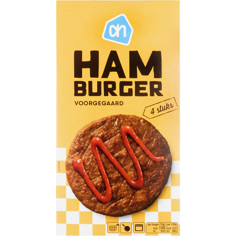 Een afbeelding van AH Hamburgers