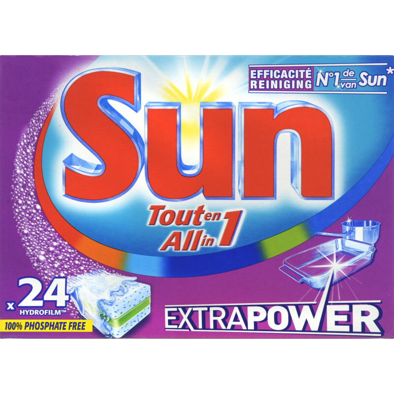 Sun All-in-1 Tab Extra Power 24st 6x bestellen | Albert Heijn