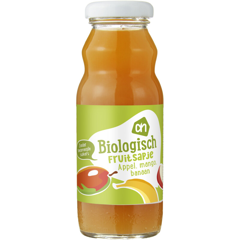 AH Biologisch AH bio fruitsapje mango-banaan-appel bestellen | Albert Heijn