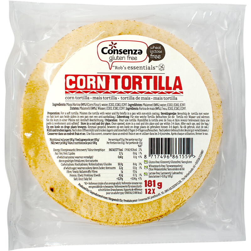 Een afbeelding van Consenza Tortilla mais gv