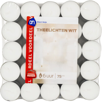 pdp-image-AH Theelichten wit 6uur