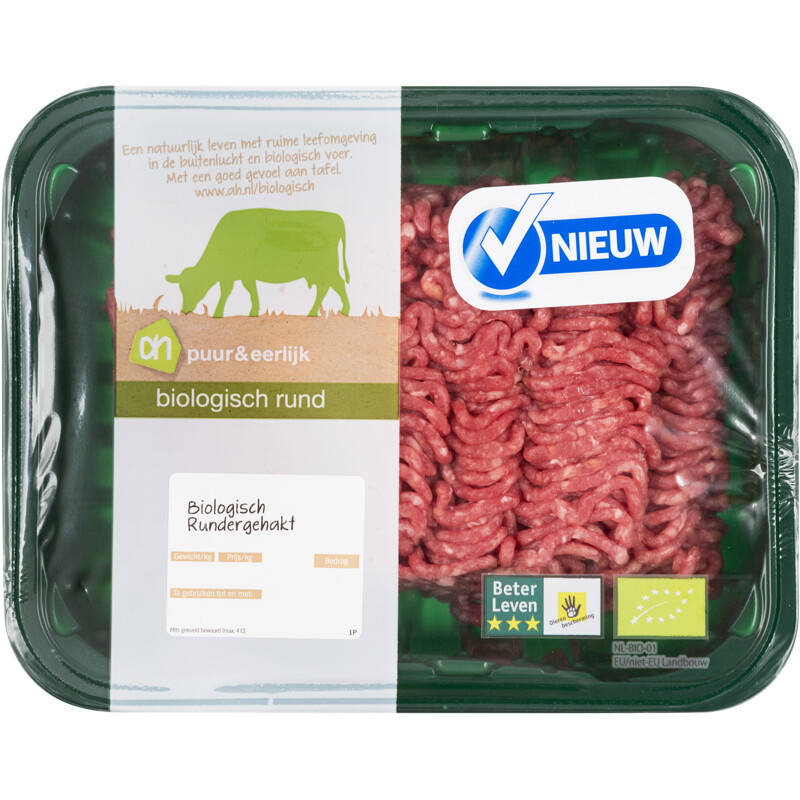 Een afbeelding van AH Biologisch Rundergehakt