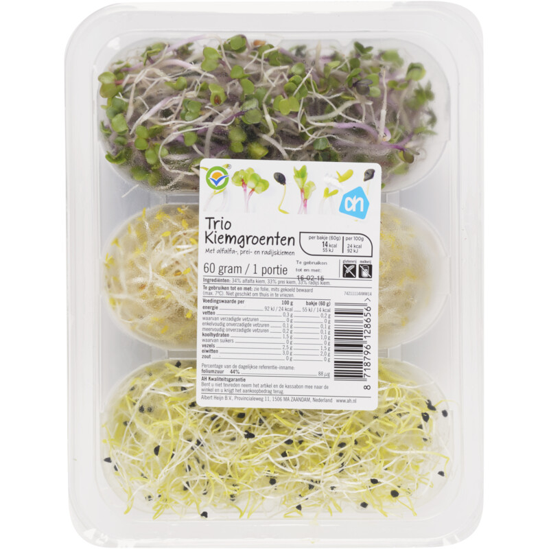 Een afbeelding van AH Kiemgroente trio