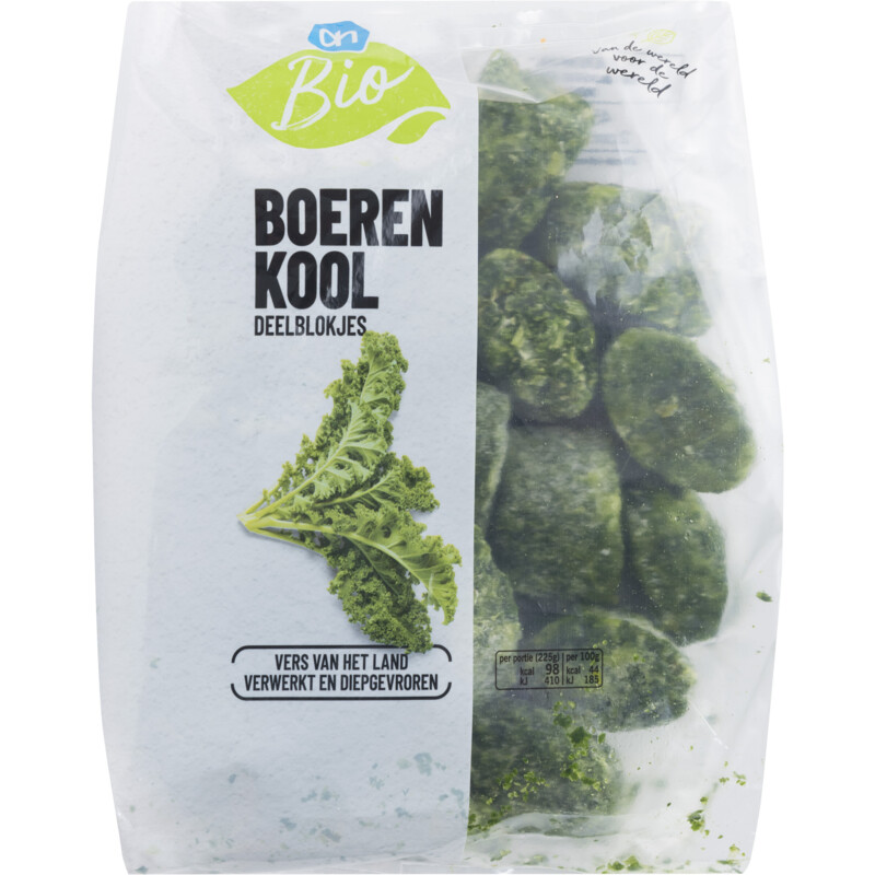 Een afbeelding van AH Biologisch Boerenkool deelblokjes