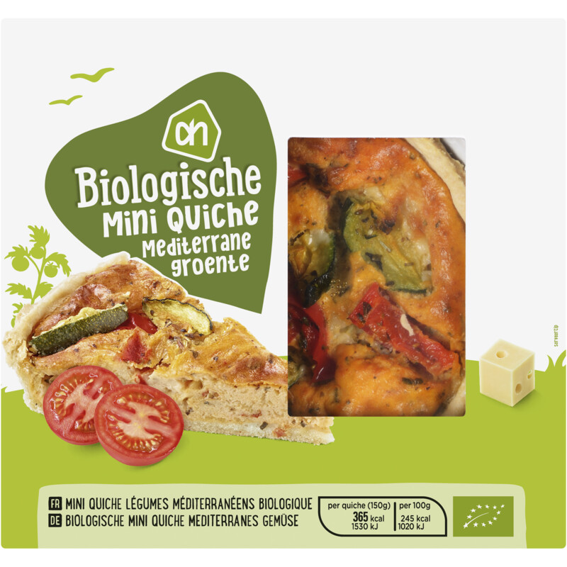 AH Biologisch Bio quiche mediterrane groenten bestellen | Albert Heijn