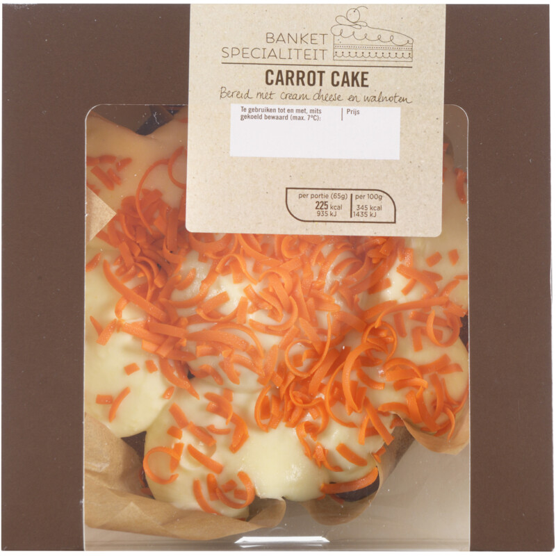 Een afbeelding van Ah amb. carrotcake met walnoten